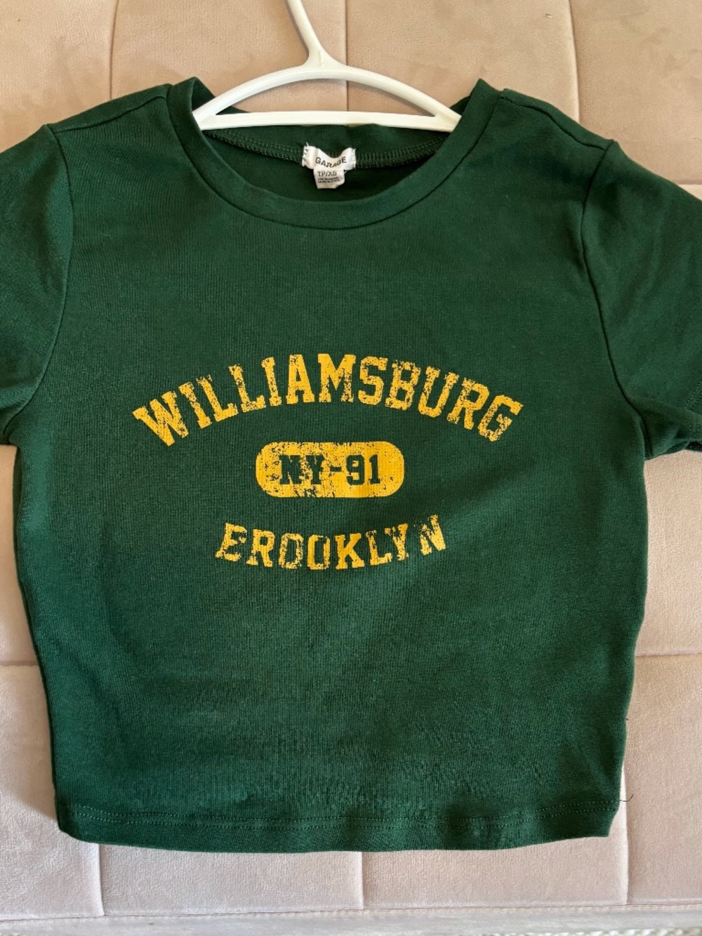 Garage - Cropped T -Shirt - Green - XS